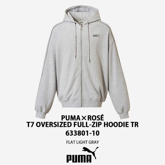 PUMA ロゼ×プーマ パーカー ROSE T7 OVERSIZED FULL-ZIP HOODIE TR