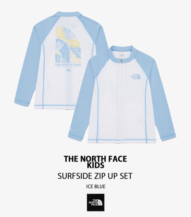 THE NORTH FACE ノースフェイス キッズ ジュニア ラッシュガードセットアップ K’S SURFSIDE ZIP UP SET 接触冷感 UVカット NJ5JR20