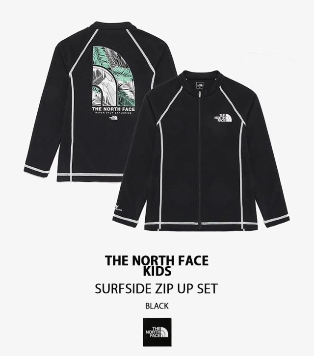 THE NORTH FACE ノースフェイス キッズ ジュニア ラッシュガードセットアップ K’S SURFSIDE ZIP UP SET 接触冷感 UVカット NJ5JR20