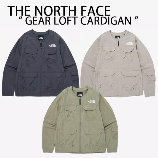 THE NORTH FACE ノースフェイス ノーカラージャケット GEAR LOFT CARDIGAN ギアジャケット フィッシングジャケット クロップド丈 NJ3LQ06