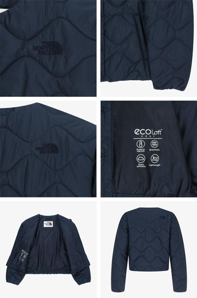 THE NORTH FACE ノースフェイス レディース ジャケット W’S FLOW HEAT JACKET ヒートジャケット 軽量 軽い クロップ丈 NJ3NR81J/K/L/M_4