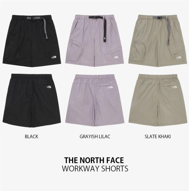 THE NORTH FACE ノースフェイス ショートパンツ WORKWAY SHORTS ショーツ パンツ ズボン ナイロンパンツ メンズ レディース NS6NR05A/C/D_2
