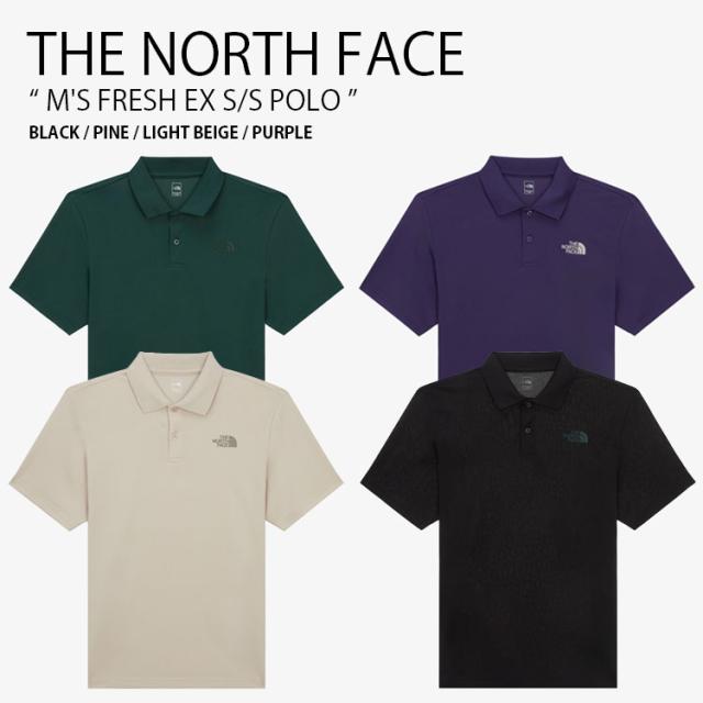 THE NORTH FACE ノースフェイス ポロシャツ M’S FRESH EX S/S POLO フレッシュ ショートスリーブ 半袖 メンズ レディース NT7PR14A/B/C/D
