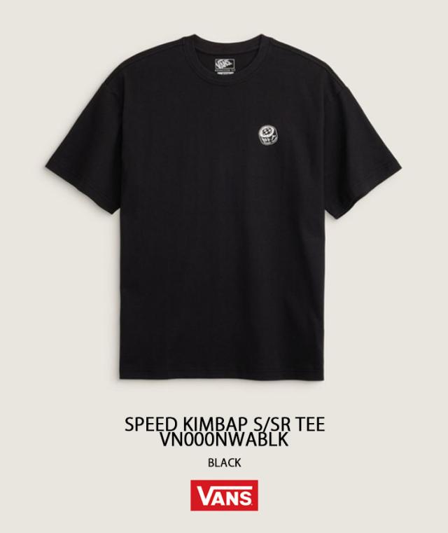 VANS バンズ 韓国限定 Tシャツ スケボー キンパ SPEED KIMBAP S/SR TEE グラフィックTシャツ WHITE BLACK スピード キンパブ VN000NWA VANS バンズ 韓国限定 Tシャツ スケボー キンパ SPEED KIMBAP S/SR TEE