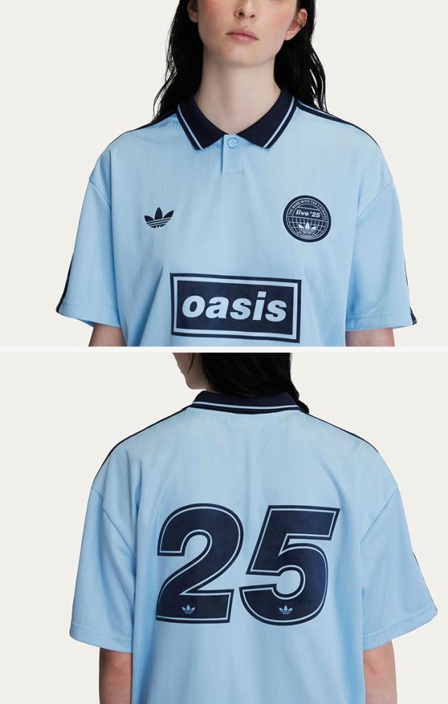 adidasアディダス×oasisオアシス25ポロシャツTシャツジャージ adidas originals アディダス 襟付き 半袖 ジャージ OASIS TOUR live