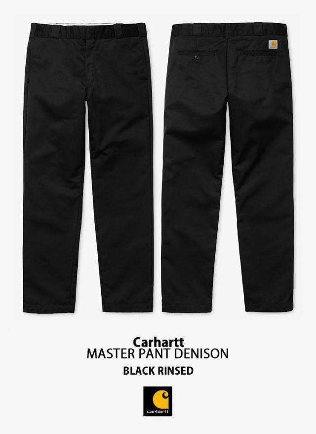 CARHARTT カーハート パンツ ロングパンツ MASTER PANT DENISON BLACK