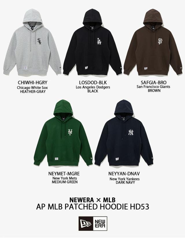 NEWERA ニューエラ パーカー フーディー AP MLB PATCHED HOODIE HD53