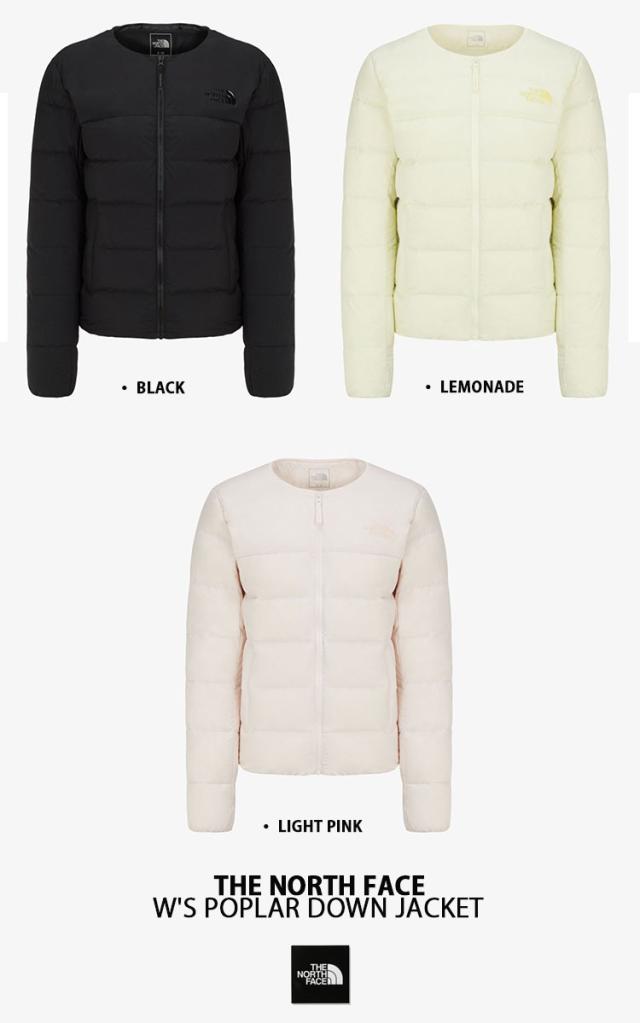 THE NORTH FACE ノースフェイス レディース ダウンジャケット ノーカラー W’S POPLAR DOWN JACKET ダウンカーディガン 丈短め NJ1DR30_1