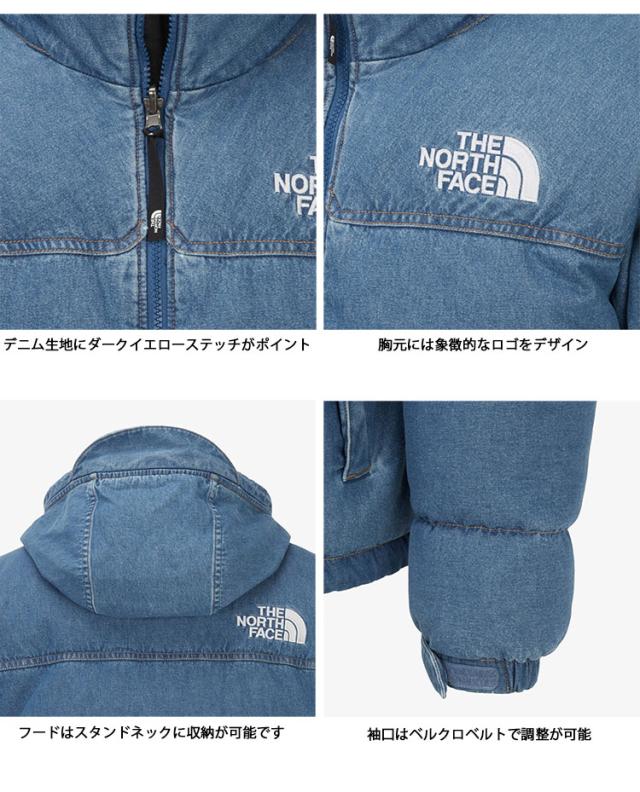 THE NORTH FACE ノースフェイス デニム ダウンジャケット M’S BLUERIDGE NUPTSE JACKET デニムダウン 限定モデル BLUE DENIM NJ1DR66A_3