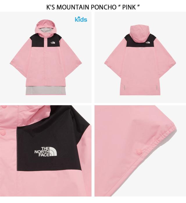 THE NORTH FACE ノースフェイス キッズ レインコート K’S MOUNTAIN PONCHO マウンテンポンチョ カッパ 防水 男の子 女の子 NJ2HR22S/T/U_4