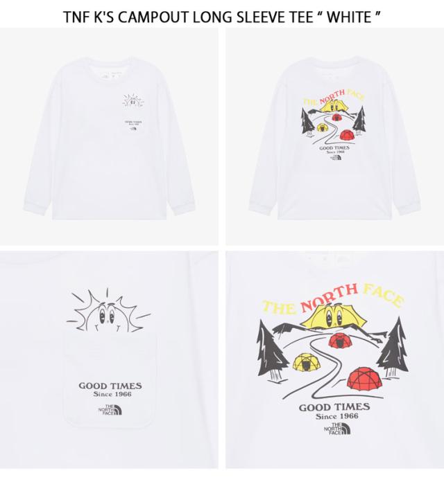 THE NORTH FACE ノースフェイス キッズ 長袖 Tシャツ K’S CAMPOUT L/S R/TEE キャンプアウトTシャツ ロングTEE 子供用 NT7TR01S/T/U_3