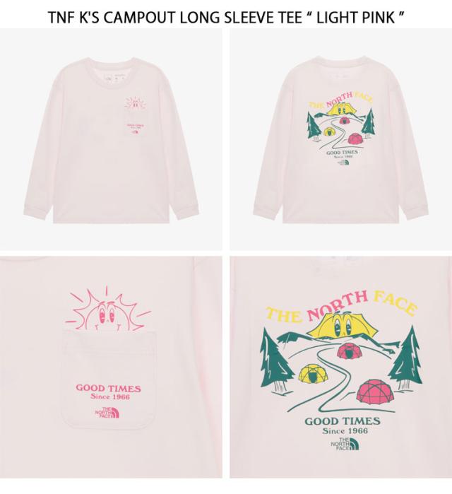 THE NORTH FACE ノースフェイス キッズ 長袖 Tシャツ K’S CAMPOUT L/S R/TEE キャンプアウトTシャツ ロングTEE 子供用 NT7TR01S/T/U_4