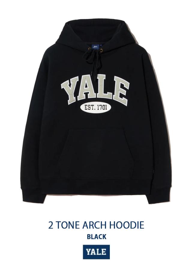 YALE イェール パーカー 2TONE ARCH HOODIE プルオーバーパーカー アーチロゴ スウェットパーカー フーディー アメカジ カレッジパーカー_5