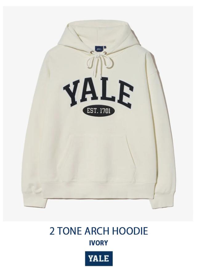YALE イェール パーカー 2TONE ARCH HOODIE プルオーバーパーカー