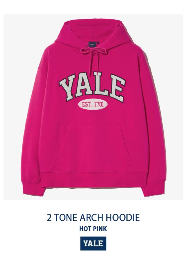 YALE イェール パーカー 2TONE ARCH HOODIE プルオーバーパーカー