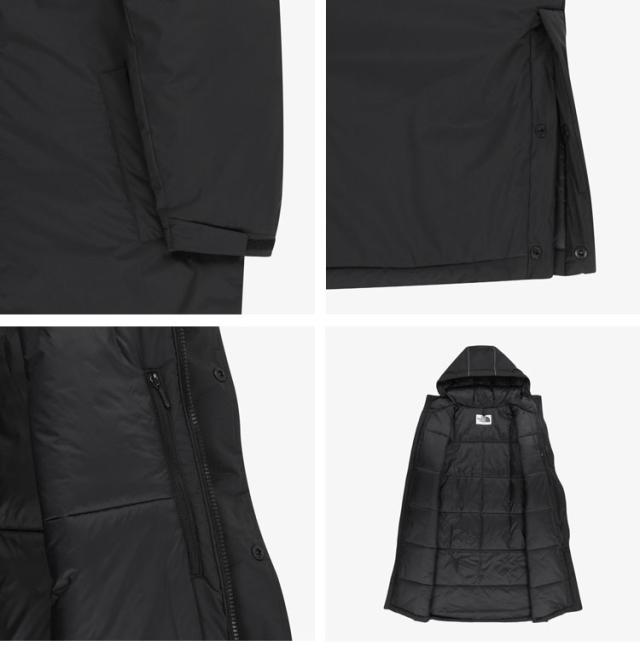 THE NORTH FACE ノースフェイス パディングジャケット GAMEDAY HEAT COAT コート フード付き ベンチコート メンズ レディース NC3NR52J/K_4