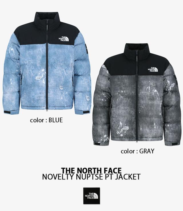 THE NORTH FACE ノースフェイス ダウンジャケット デストロイドデニム NOVELTY NUPTSE PT JACKET ビンテージ加工 限定モデル NJ1DR56