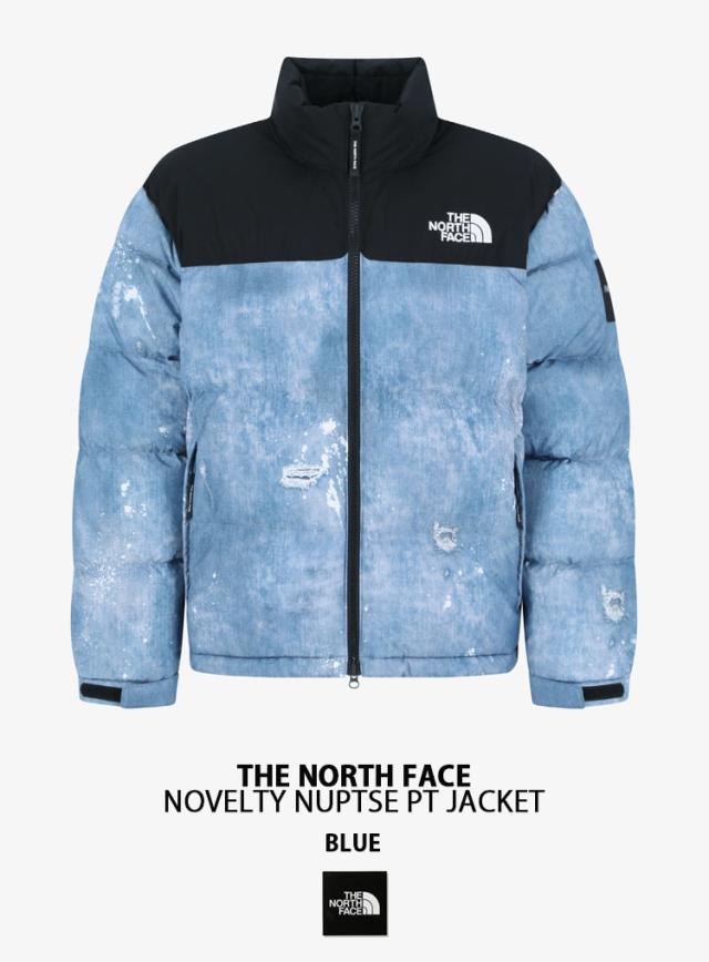 THE NORTH FACE ノースフェイス ダウンジャケット デストロイドデニム NOVELTY NUPTSE PT JACKET ビンテージ加工 限定モデル NJ1DR56