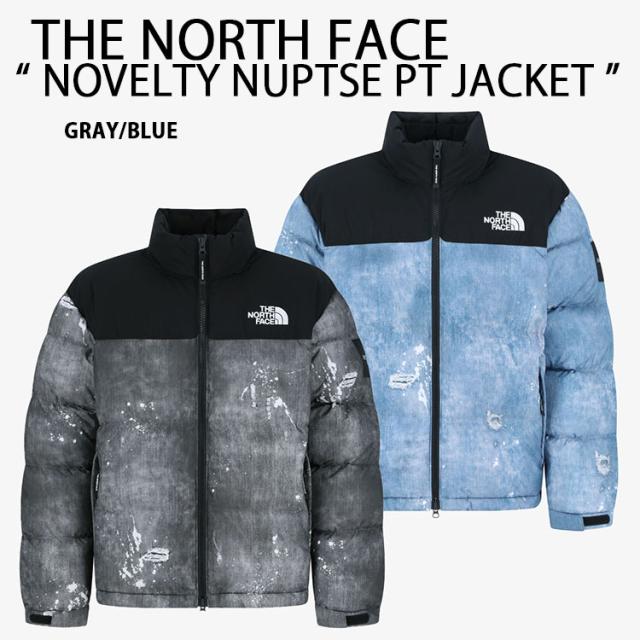 THE NORTH FACE ノースフェイス ダウンジャケット デストロイドデニム NOVELTY NUPTSE PT JACKET ビンテージ加工 限定モデル NJ1DR56