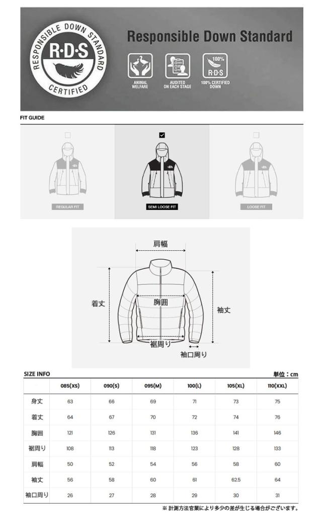 THE NORTH FACE ノースフェイス パディングジャケット DURON DOWN JACKET RDS デュロンダウンジャケット WHITELABEL NJ1DR57J/K/L_10