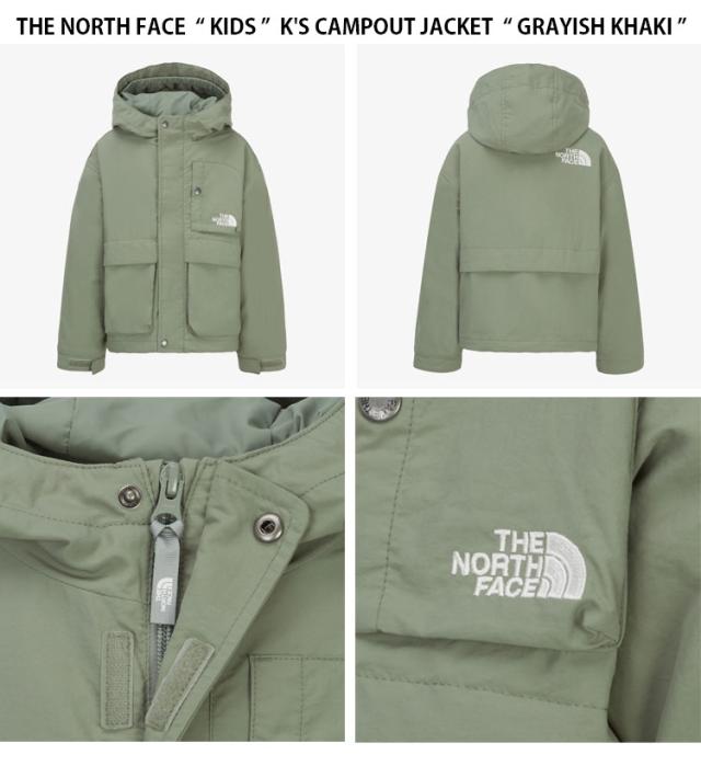 THE NORTH FACE ノースフェイス キッズ ナイロンジャケット K’S CAMPOUT JACKET ジャケット フーディ パーカー 子供用 NJ3BR53S/T/U_6