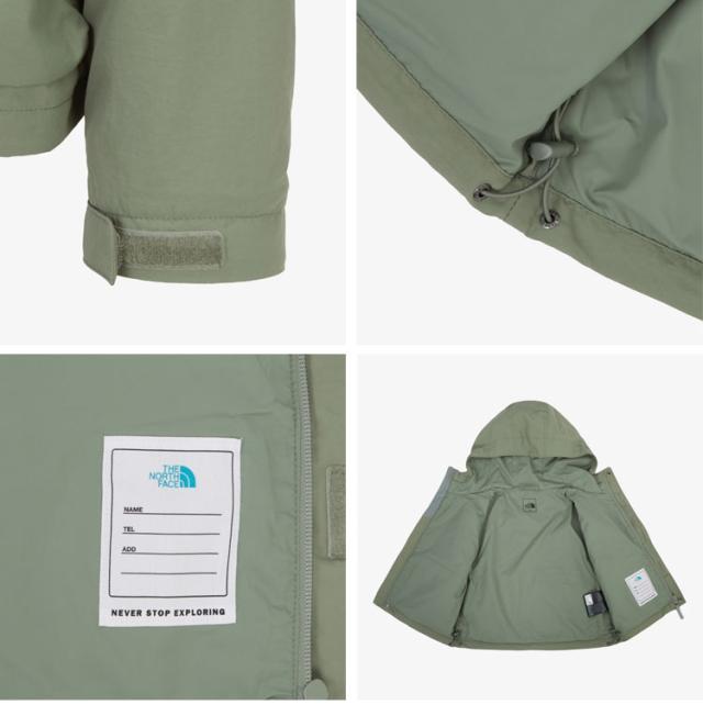 THE NORTH FACE ノースフェイス キッズ ナイロンジャケット K’S CAMPOUT JACKET ジャケット フーディ パーカー 子供用 NJ3BR53S/T/U_7