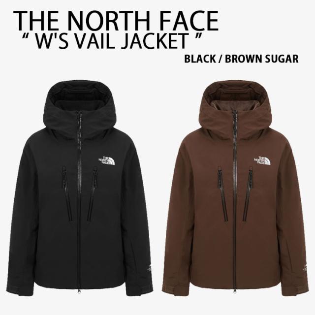 THE NORTH FACE ノースフェイス レディース パーカー W’S VAIL JACKET ベイルジャケット BLACK BROWN マウンテンジャケット フード付き 女性用 NJ3NR83A/B【中古】未使用品