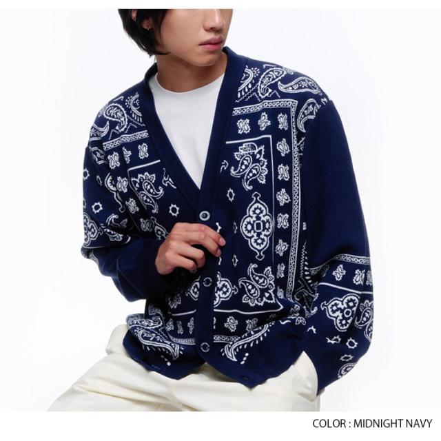 THE NORTH FACE ノースフェイス カーディガン M’S PAISLEY CARDIGAN ペイズリー カーディガン メンズ レディース NJ5SR55A/B/C_1
