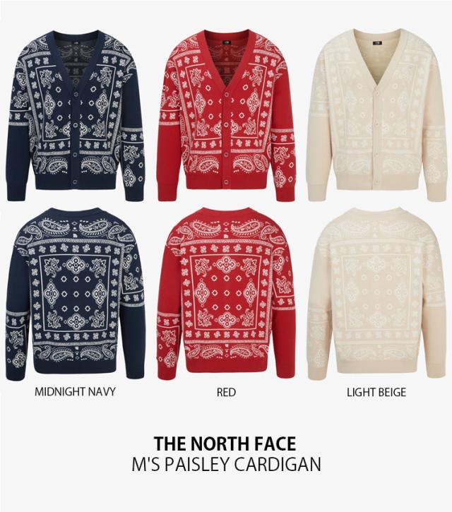 THE NORTH FACE ノースフェイス カーディガン M’S PAISLEY CARDIGAN ペイズリー カーディガン メンズ レディース NJ5SR55A/B/C_2