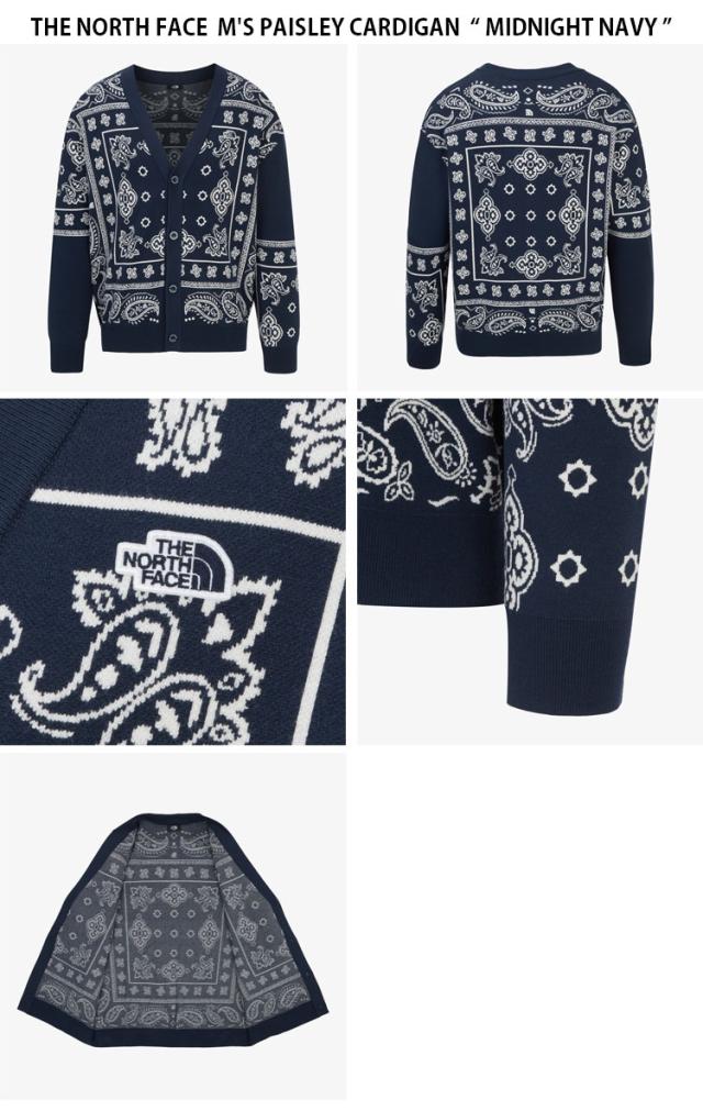 THE NORTH FACE ノースフェイス カーディガン M’S PAISLEY CARDIGAN ペイズリー カーディガン メンズ レディース NJ5SR55A/B/C_4
