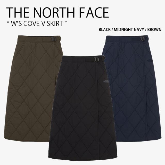 THE NORTH FACE ノースフェイス レディース キルティングスカート W’S COVE V SKIRT ウィメンズ ラップスカート 女性用 NK6NR86A/B/C