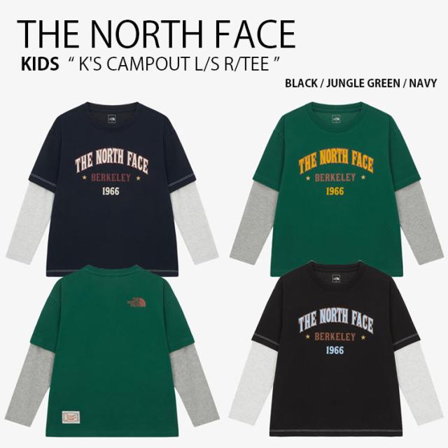 THE NORTH FACE ノースフェイス キッズ ロンT K’S CAMPOUT L/S R/TEE ロングスリーブ ティーシャツ 長袖 カットソー 子供用 NT7TR52S/T/U