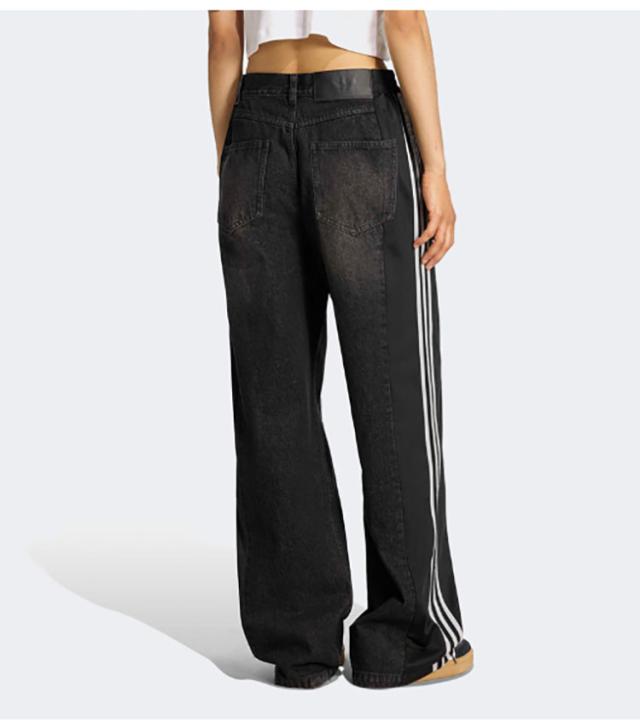 adidas アディダス レディース デニムパンツ トラックパンツ ATHLETIC DEPT DENIM FIREBIRD PANTS BLACK KF2319 LIGHT-BLUE KF2318_4