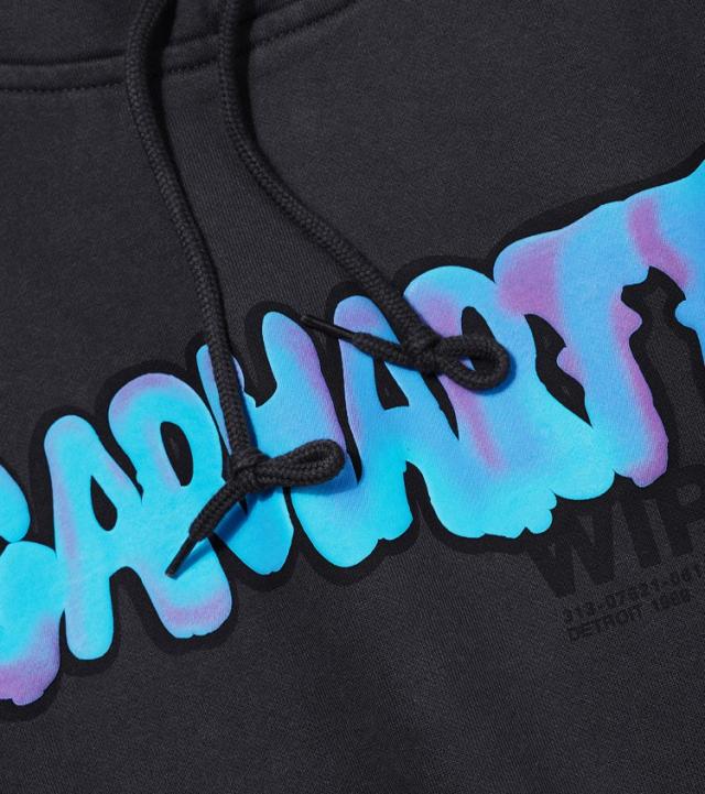 CARHARTT カーハート パーカー HOODED DRIP SWEATSHIRT CHARCOAL フーディ ドリップスウェットシャツ チャコール カジュアル ストリート 長袖 メンズ 男性用 CA24SSSWHO_2