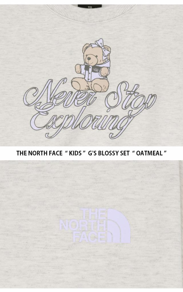 THE NORTH FACE ノースフェイス キッズ スウェット G’S BLOSSY SET スウェット 長袖 パンツ セットアップ 子供用 NM5MS04S/T/U_2