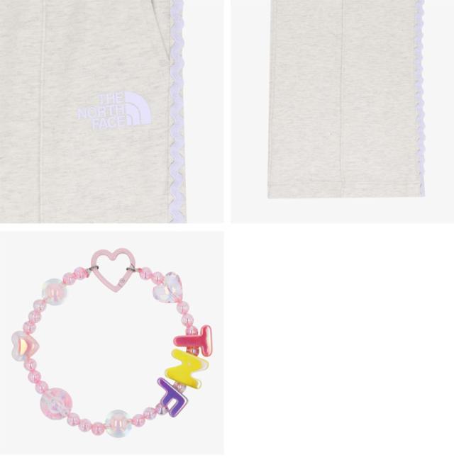 THE NORTH FACE ノースフェイス キッズ スウェット G’S BLOSSY SET スウェット 長袖 パンツ セットアップ 子供用 NM5MS04S/T/U_5
