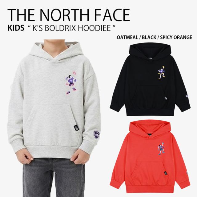 THE NORTH FACE ノースフェイス キッズ パーカー K’S BOLDRIX HOODIE フーディ フード付き 長袖 プルオーバー 子供用 NM5PS08S/T/U