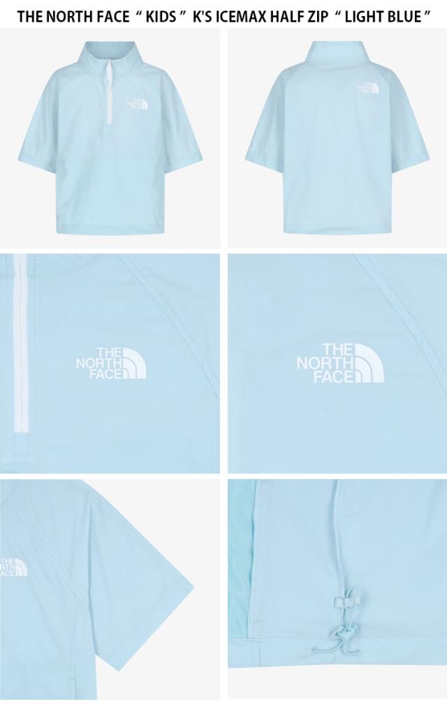 THE NORTH FACE ノースフェイス キッズ ナイロンジャケット K’S ICEMAX HALF ZIP ハーフジップ アノラック 半袖 子供用 NT7KS03S/T/U_6