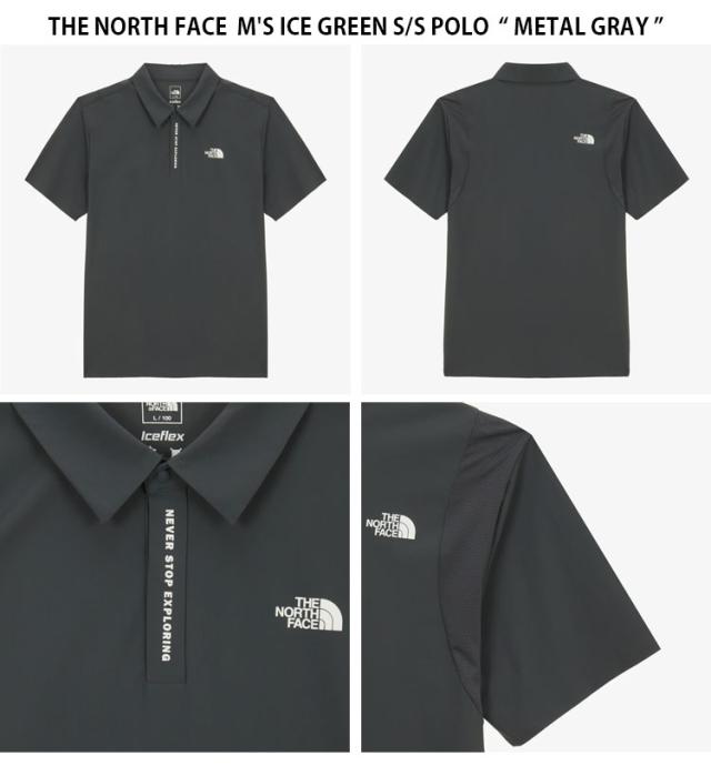 THE NORTH FACE ノースフェイス ポロシャツ M’S ICE GREEN S/S POLO ショートスリーブ ポロ 半袖 ロゴ メンズ レディース NT7PS02A/B/C/D_5