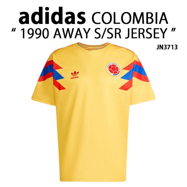 adidas アディダス 半袖 ジャージ Tシャツ COLOMBIA 1990 AWAY S/SR JERSEY JN3713 GOLD コロンビア代表 1990年 サッカー ユニフォーム 22,878円