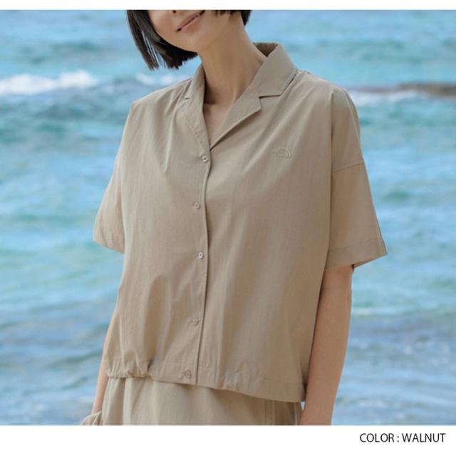 THE NORTH FACE ノースフェイス レディース カジュアルシャツ W’S ICECUBE S/S SHIRTS ウィメンズ シャツ 半袖 女性用 NH8SS40A/B/C/D_1