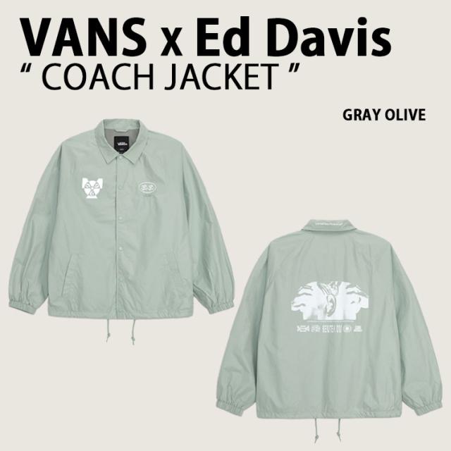 VANS バンズ ブルゾン Ed Davis COACH JACKET エドデイヴィス コーチジャケット スケボー MINT ミント メンズ レディース VN000VSZEMW