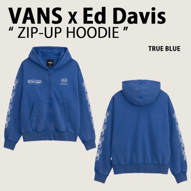 VANS バンズ パーカー Ed Davis ZIP-UP HOODIE エドデイヴィス ジップアップ フーディー ルーズフィット メンズ レディース VN000VT07WM