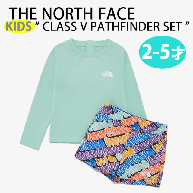THE NORTH FACE ノースフェイス キッズ ラッシュガードセット KIDS CLASS V PATHFINDER SET UVカット ショートパンツ NT7TR40T