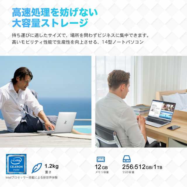 ノートPC Celeron N3350 メモリ6GB【新品】