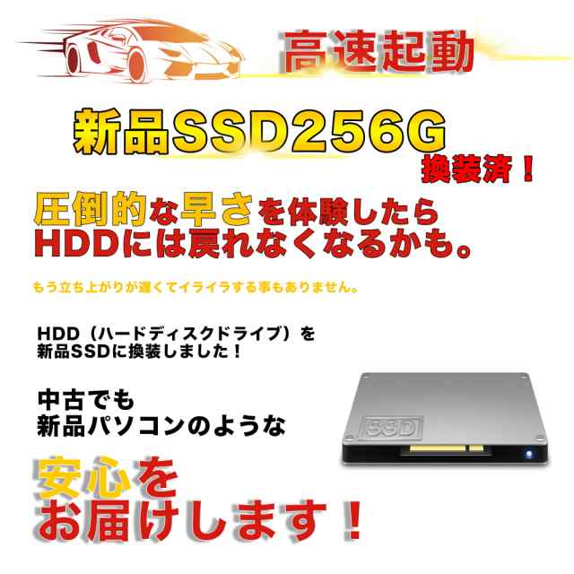 Win11 中古パソコン ノートPC office付き 第6世代Core i5 15.6型 NEC