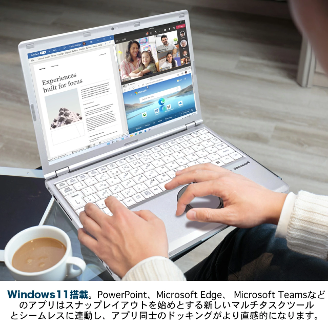 訳あり特価 中古ノートパソコン Panasonic CF-SZ5 第6世代 Core i5 Windows11搭載 Office付き 初期設定済み メモリ4GB 8GB SSD128GB/256GB 12インチ液晶 無線LAN HDMI搭載 軽量モバイルPC 初心者向け 在宅勤務 学生向け テレワーク 中古PC ノートPC_8