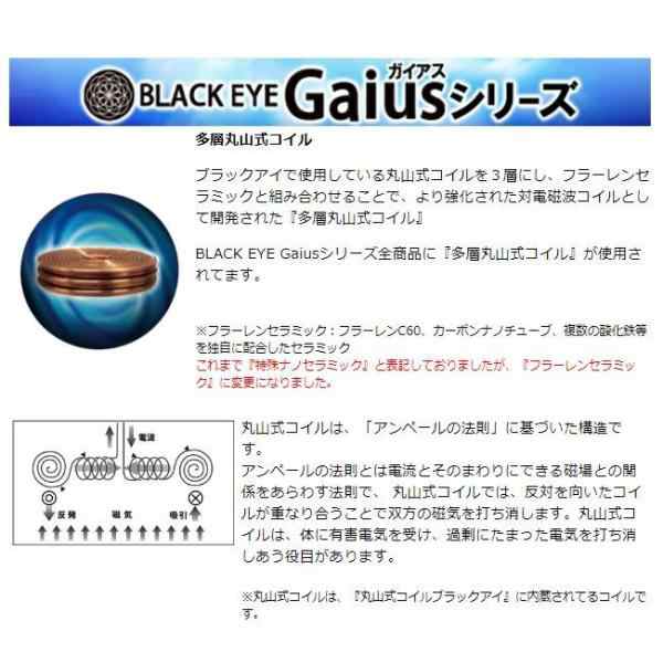 送料無料】ブラックアイ ガイアスネックレス 電磁波対策 電磁波 丸山式