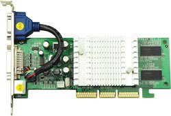 玄人志向 グラフィックボード nVIDIA GeForce FX5200 128MB DDR AGP RGB DVI TV-OUT LowProfile対応 ファンレス GFX5200-LA128C(