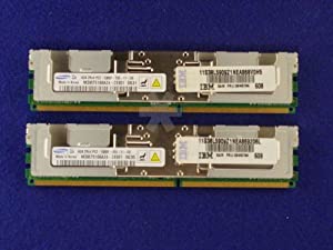 日本アイ・ビー・エム 2x2GB PC2-5300 CL5 DDR2 Chipkill FBDIMM 39M5791(中古品)